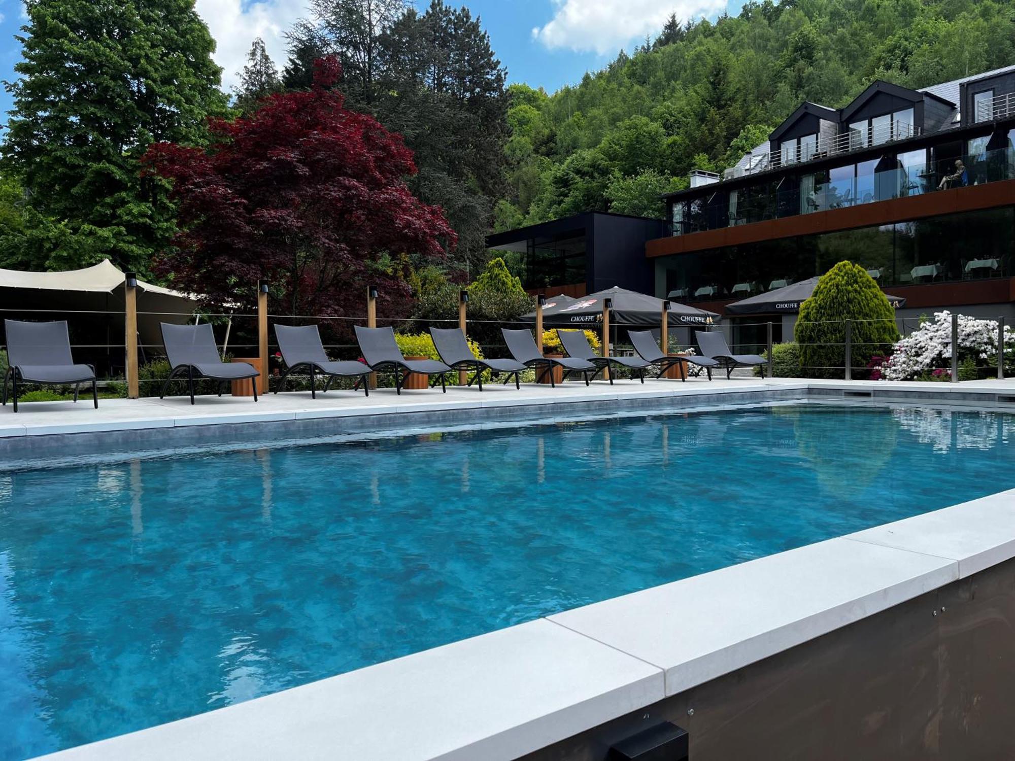 Hostellerie La Claire Fontaine, Logis Hotels & Spa La Roche-en-Ardenne Exterior foto